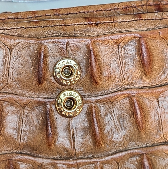 Brahmin Tan Crocodile Embossed Wallet - Picture 12 of 13